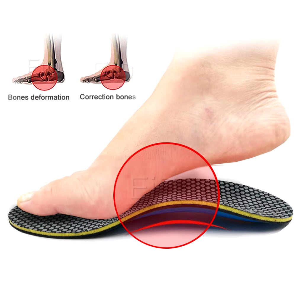 Orthotic Gel Insoles Orthopedic Arch Support Flat Foot Health Sole Pad for Shoes Insert Ease Pressure Pad Plantar Fasciitis