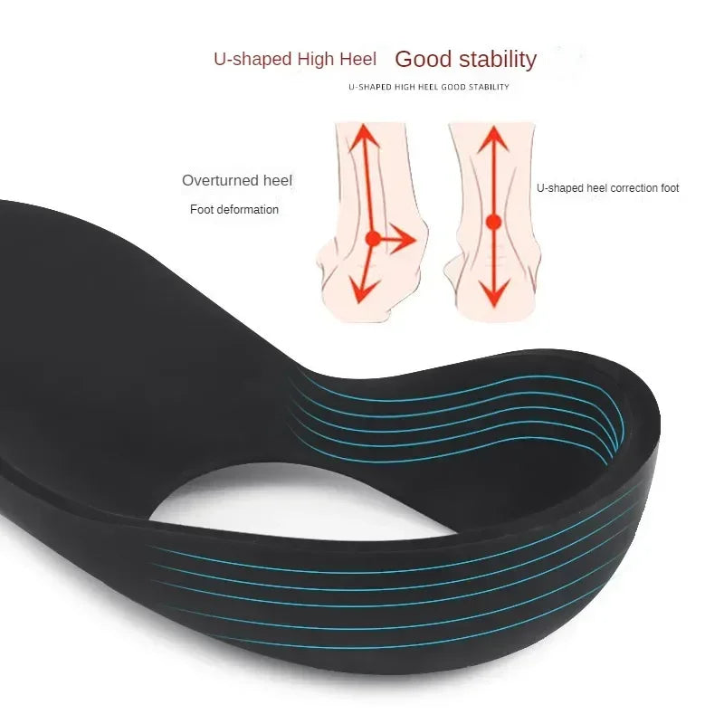 2024Orthotic for Flat Foot O-Shaped Legs Correction Arch Support Plantar Fasciitis Orthopedic Insoles Men/Women Foot Care Insert
