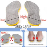 Orthotic Insoles for Flat Feet Arch Support Orthopedic Shoes Sole PU Insoles for Feet Men Women O/X Leg Corrected Care Pad
