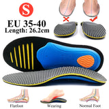 Orthotic Gel Insoles Orthopedic Arch Support Flat Foot Health Sole Pad for Shoes Insert Ease Pressure Pad Plantar Fasciitis